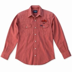 Vintage Wrangler Long Sleeve Button Down Western Shirt